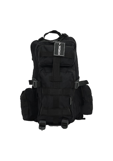 Siyah 45 Lt Taktik Sırt Çantası - Fonksiyonel Outdoor Tactical Ça Siyah