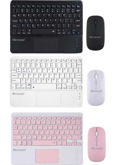 Microcase AL3560 Tablet İçinBluetooth Touchpadli Klavye Mouse Set