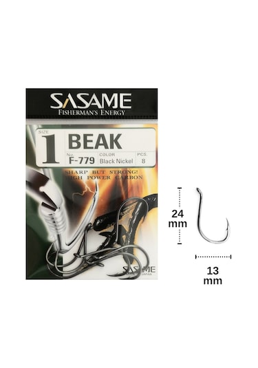 Sasame F-779 No:1 Beak Olta İğnesi 8 Adet