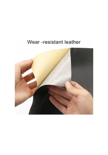 Tongxida 30x137 Cm Kendinden Yapışkanlı Deri Yama, Beyaz Araba Koltuğu Tamir Etiketi