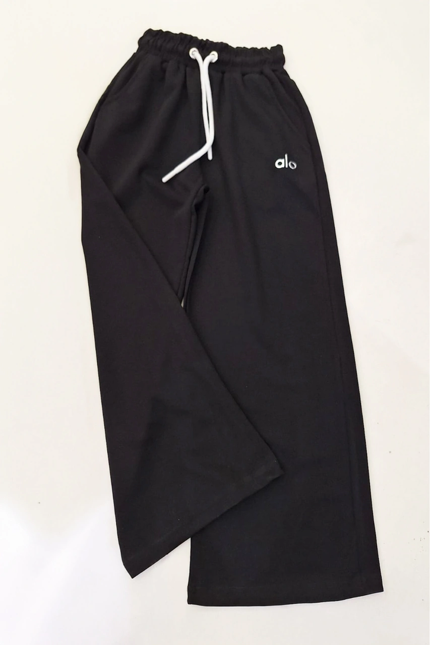 Kız Çocuk Oysho Kumaş Eşofman Alt 10-15 Yaş 12317 Siyah