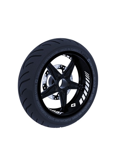 Gp Racing Reflektif Gri İç Jant Şeridi Sticker Çınar Extreme