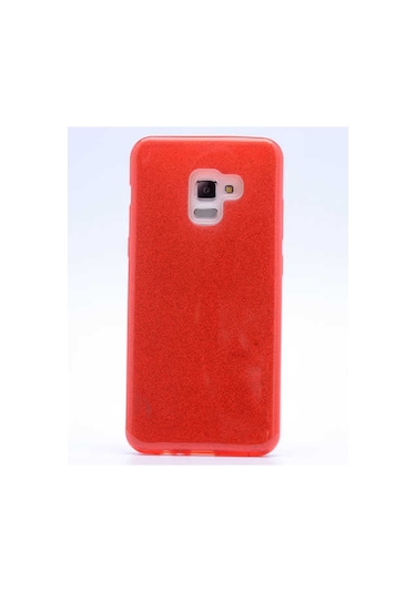 Samsung Uyumlu Galaxy A8 Plus 2018 Kılıf Zore Shining Silikon Mavi