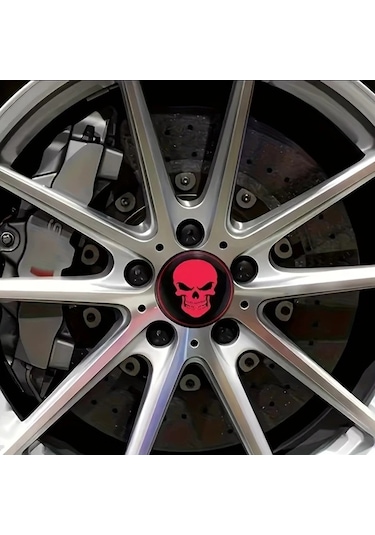 Willowhaven 60mm Plastik Kurukafa Tekerlek Kapakları 4lü Siyah Gümüş Evrensel Dayanıklı