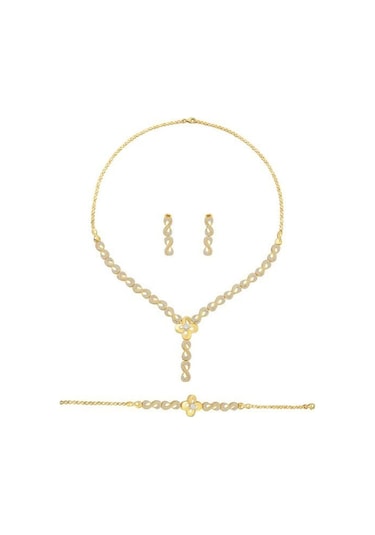14 Ayar Altın Sonsuzluk Desenli Set 22.00 Gram