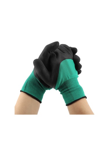 Mufunye Ergonomik 13 İğne Askılı, Soluklu Pamuk İpi, Geniş Alanlı Kayma Engellli, Bahçe Ve Ziraat Çalışmaları İçin Koruyucu Eldivenler Logo Yok