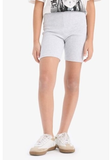 DeFacto Kız Çocuk Pamuklu 2'li Takım Baskılı Kısa Kollu Tişört Biker Tayt E7317A825HSER105 Ekru DeFacto Kız Çocuk Pamuklu 2'li Takım Baskılı Kısa Kollu Tişört Biker Tayt E7317A825HSER105 Ekru