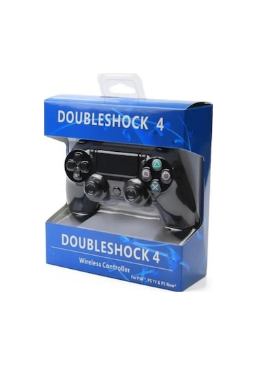 Kablosuz Ps4 Oyun Kolu Wireless Joystick Gamepad Titreşimli Dualshock Uyumlu Siyah