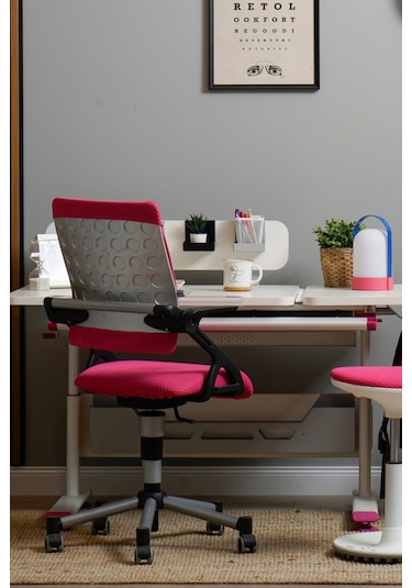 Creo Mobili Yükseklik Ayarlı Vega Plus Çalışma Sandalyesi, Ofis Ve Bilgisayar Koltuğu Fuşya/fuşya Gri Creo Mobili Yükseklik Ayarlı Vega Plus Çalışma Sandalyesi, Ofis Ve Bilgisayar Koltuğu Fuşya/fuşya Gri