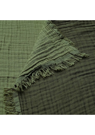 Örtü, Gri-yeşil, 150x200 Cm Gri