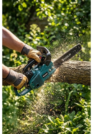 Assur ASR709-02-21 25 CC Mini Benzinli Testere Mavi