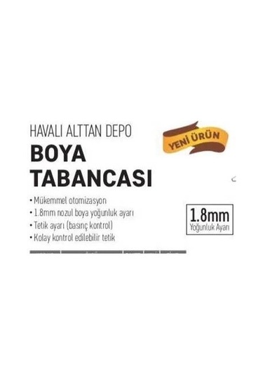 Buğz W-77g Havalı Alttan Depolu Boya Fıskiyesi Aparatı 1.8mm