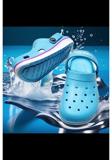 Yazlık Islak Zemin Yumuşak Taban Plaj,deniz Sandalet Terlik Turkuaz