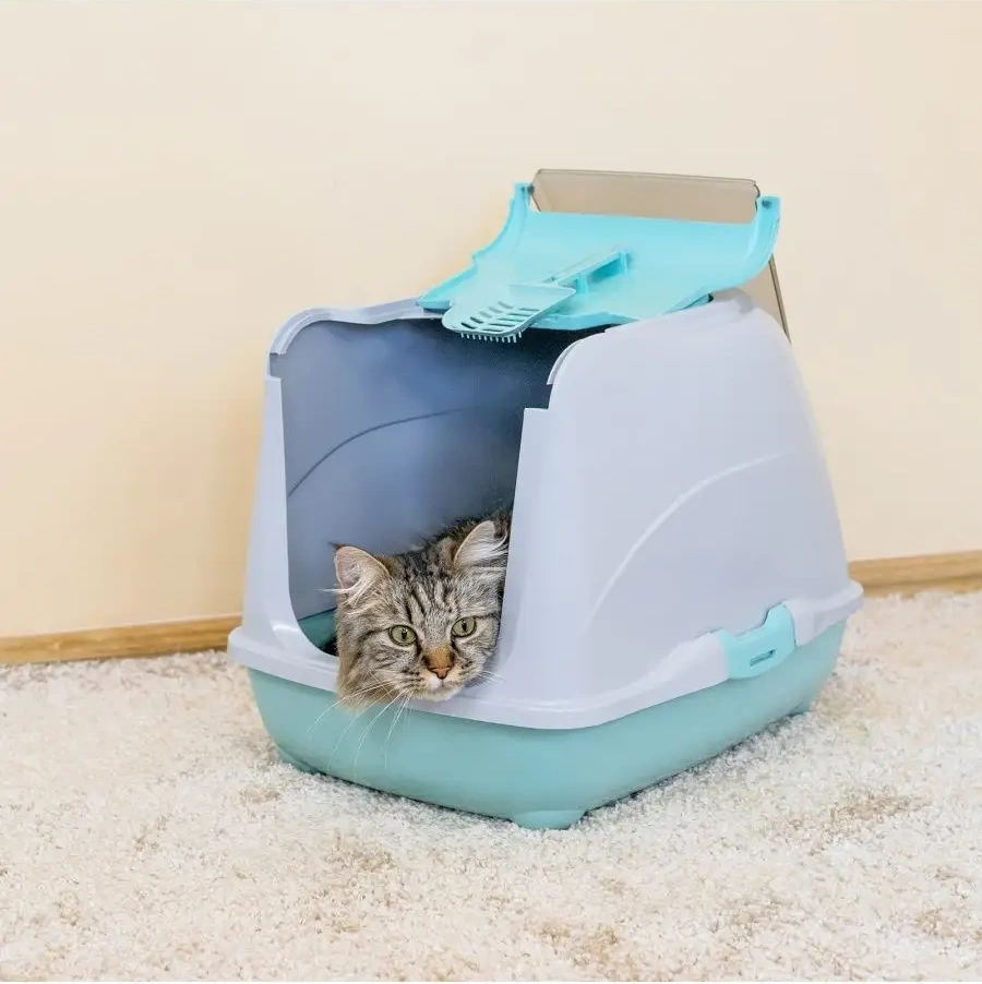 Pettails Kedi Tuvaleti, Büyük Kapaklı Kedi Kabini 81484981