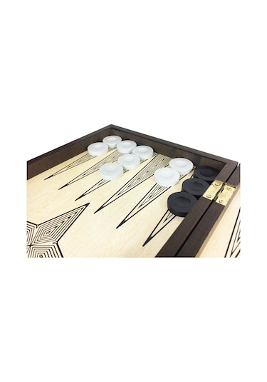 Star Yakma Tavla Ve Satranç Seti Büyük Boy