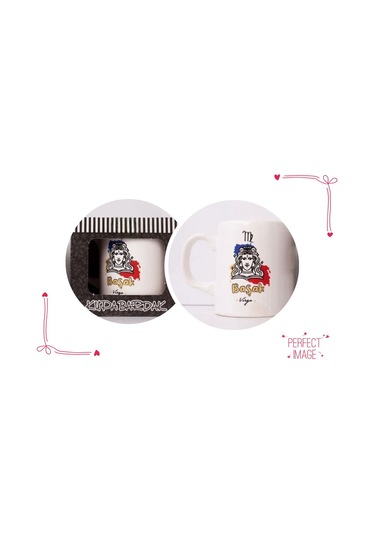 Burc Ablem Baskılı Tasarım-başak Beyaz