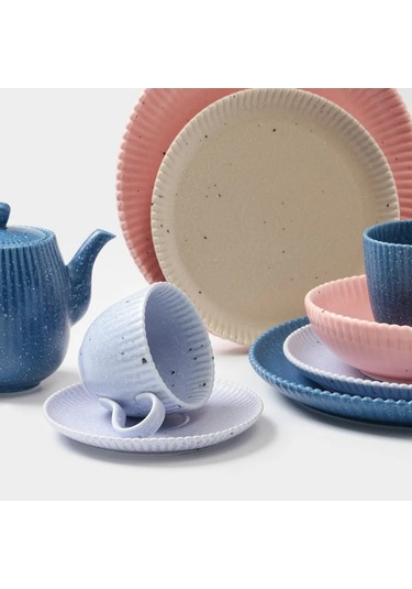 Dolana Kapaklı "mercan" Porselen Şekerlik 300 Ml 322300392 Mavi