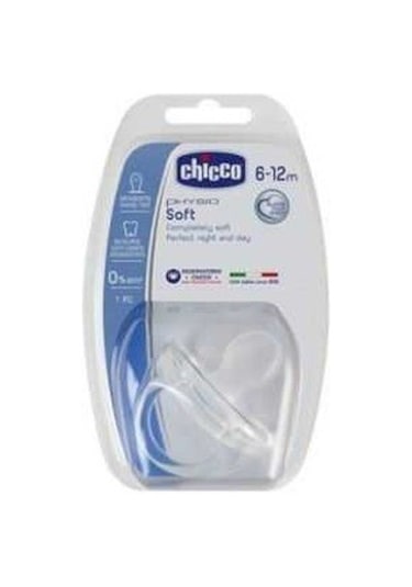 Chicco Physio Soft Silikon Emzik 6-12 Ay - Şeffaf