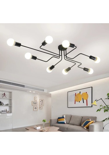 Modern 8 Kol Kumandalı Akrep Avize