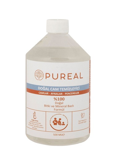 Pureal Doğal Cam Temizleyici 500 Ml Tekli