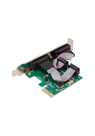Yuntech01 Pcı-e Genişletme Kartı, Wch382l Çipi İle 2 Adet Rs232 Com Portu, 2.5gb/s Hız, Tam Çift Yönlü, Windows/linux Uyumlu