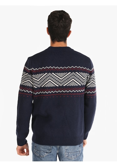 Colins Regular Fit Bisiklet Yaka Lacivert Erkek Kazak Cl1066407 Lacivert Colins Regular Fit Bisiklet Yaka Lacivert Erkek Kazak Cl1066407 Lacivert