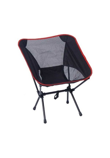 Novahub Küçük Açık Kamp Eğlence Plajı Portatif Katlanır Sandalye Gri Siyah Beyaz Beyaz