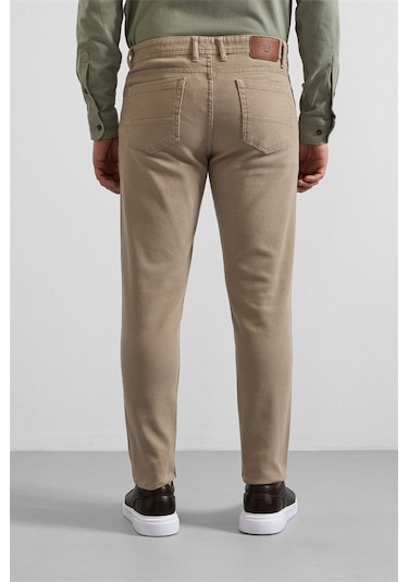 Süvari Bej Düz Casual Pantolon Pn2020500743-bj3 Bej