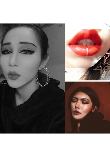 Sones 85 Adet Piercing Takı Paslanmaz Çelik Dudak Çivisi Kaş Çivisi Burun Çivisi Çok Renkli