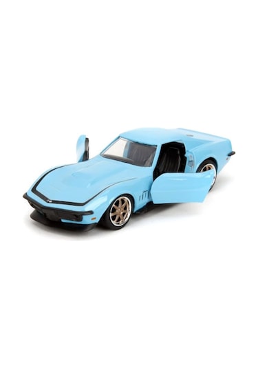 Jada 1:32 Pink Slips 1969 Chevrolet Corvette Stingray Zl1 Mavi