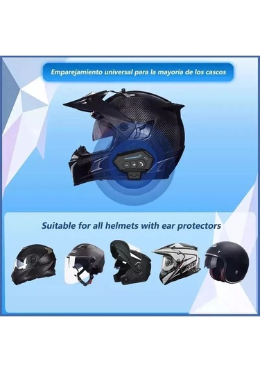 Tenfowee Motosiklet Kaskı Bluetooth Kulaklık: Ip67 Su Geçirmez, 32 Saat Sürekli Kullanım,免提 Arama Ve Müzik Kontrolü