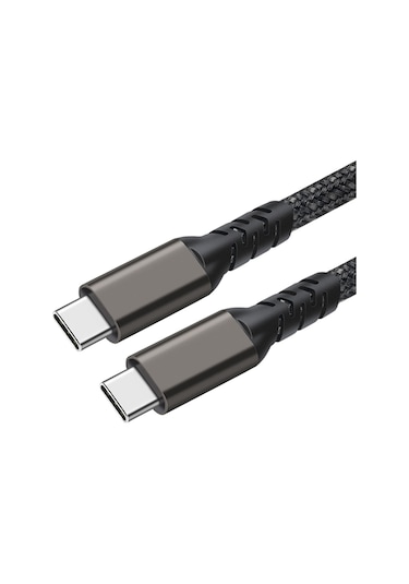 Siyah 2.jenerasyon Type-c To Type-c Usb3.2 Pd Data Kablosu 100w 20gbps 4k 60hz 3 Metre-