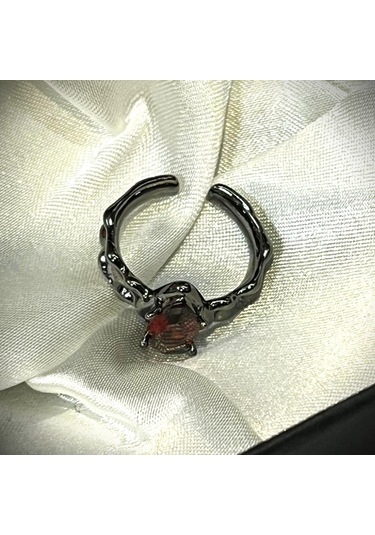 Dükkan Design Elmas Kesim Trend Yüzük Antrasit