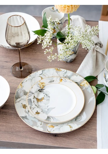 Korall Fiori 2 Adet 19cm Sunum Tabağı Seti 271183139 Beyaz