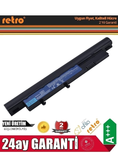 Acer Uyumlu Aspire 3750 Serisi Notebook Bataryası - Pili (9Cell)