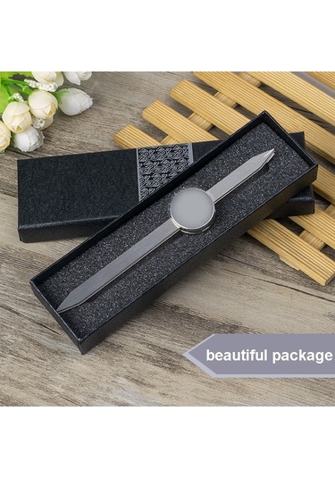 Sones Üç Noktalı Konumlandırma Dövme Ölçüm Kaş Cetveli Altın