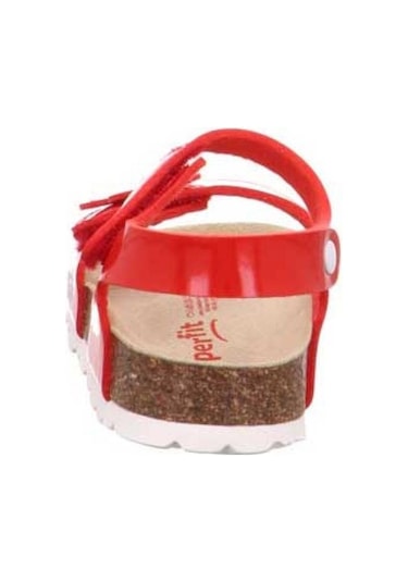 Superfit 6-00118 Kız Çocuk Kırmızı Mantar Sandalet Kırmızı