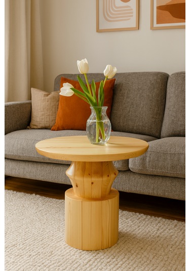 Nordtre Ahşap Orta Sehpa Fındık Renk Mantar Sehpa Naturel Nordtre Ahşap Orta Sehpa Fındık Renk Mantar Sehpa Naturel