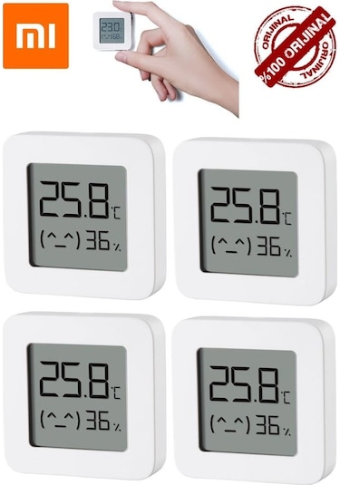 Xiaomi Mijia Bluetooth Akıllı Sıcaklık ve Nem Ölçer Termometre 4'