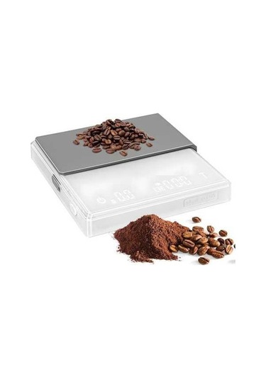 Novahub 3 Modlu Kahve Terazisi: 0.1g Doğruluk, 2000g Kapasite, Type-c Şarj, Zamanlayıcı Beyaz Beyaz