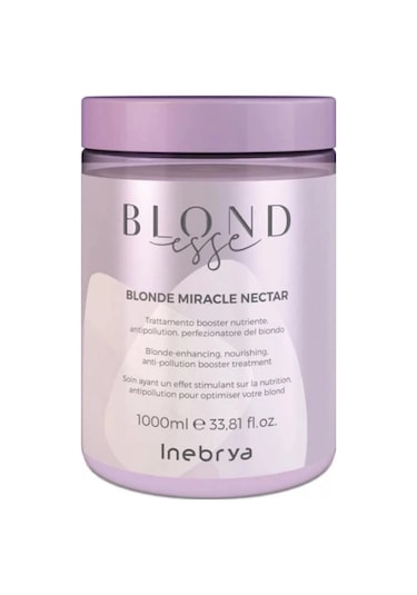 Inebrya Blondesse Blonde Miracle Sarı Saçlar Besleyici Maske 1 L