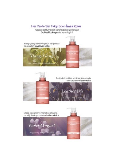 Kundal Violet Muguet Protein Kompleksi İçeren Onarıcı Bakım Şampuanı 500 ML