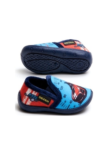 Gezer Kışlık Tasarım Panduf Bebe Erkek Ayakkabi (554653637) Mavi