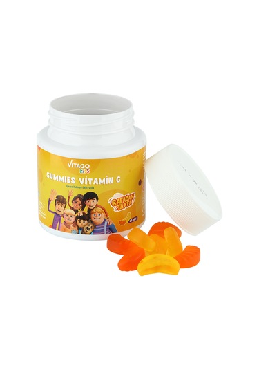 Vitago Kids Gummies Vitamin C Içeren Çiğnenebilir Form Takviye Ed