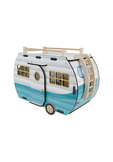 ÇG95 Ahşap Karavan Turkuaz -Okutan