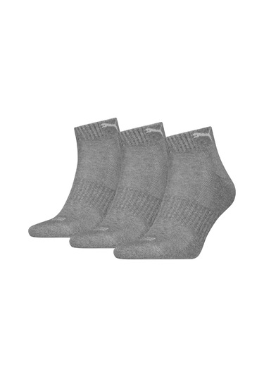 Puma Unısex Quarter 3lü Çorap 938581 03 Gri