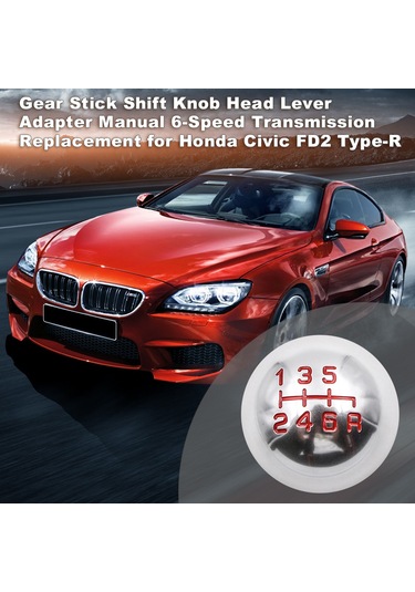 Mufunye Honda Civic Fd2 Type-r İçin 6 Vitesli Metal Vites Topu - Şampanya Rengi, Ergonomik Tasarım, Hızlı Ve Pürüzsüz Vites Değişimi