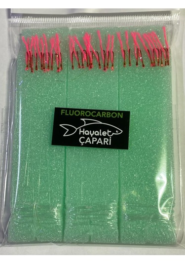 Florocarbon Arnavut Çaparisi 12 No 3lü Paket 0.12/0.24 Uv Pembe