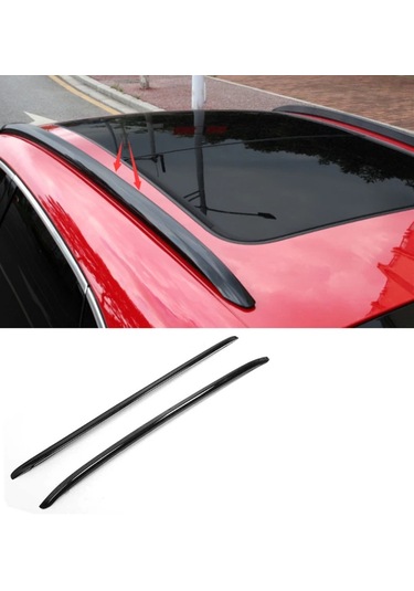 Porsche Macan 2014+ Tavan Çıtası Siyah Oem Steyle