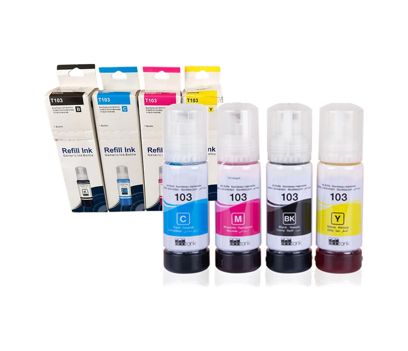 Epson 103 Epsonecotank L3260 Uyumlu  Mürekkep Seti